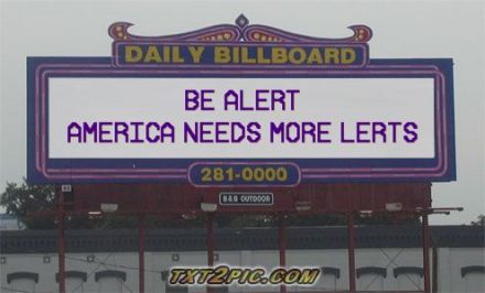 Be alert America needs more lerts