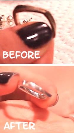 Cleaning silver jewelry and more: a Pinterest recipe