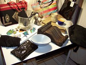 Purses and bowls and yoga knapsacks oh my 