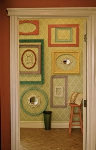 Empty frames? Great wall art! See HowToConsign.org for more on collecting